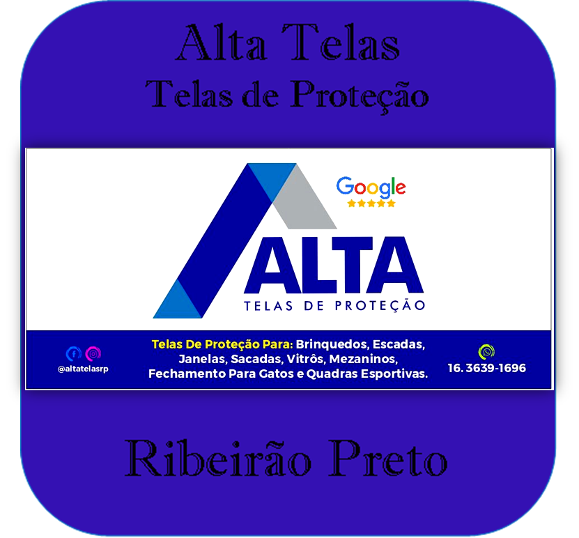 Logo Alta Telas de Proteção Ribeirão Preto